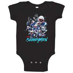 The Boogeymen Patriots Defence Team New England Football Fan onesie Baby One Piece