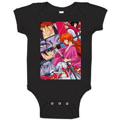 Rurouni Kenshin Anime Tv Show  Cool Fan onesie Baby One Piece