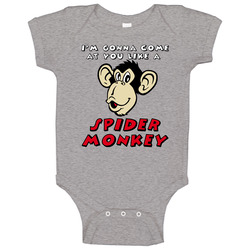 Talladega Nights Spider Monkey onesie Baby One Piece