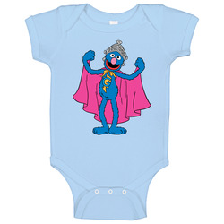 Grover Cartoon onesie Baby One Piece Grover Cartoon onesie Baby One Piece