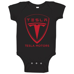 Tesla onesie Baby One Piece