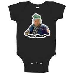 Paulie Rocky No Class Funny Retro onesie Baby One Piece