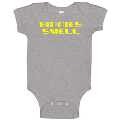 Hippies Smell onesie Baby One Piece Hippies Smell onesie Baby One Piece