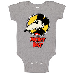 Mickey Rat onesie Baby One Piece