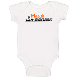 Mazak Racing Automobile Car Parts Cool Distressed Style Brand Logo Emblem onesie Baby One Piece Mazak Racing Automobile Car Parts Cool Distressed Style Brand Logo Emblem onesie Baby One Piece