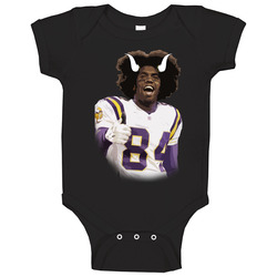 Randy Moss Horns Football Wide Receiver Sports Fan onesie Baby One Piece