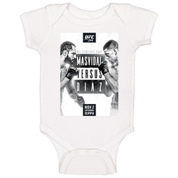 Masvidal Vs Diaz Ufc 244 Fight Poster Distressed Look Fan onesie Baby One Piece Masvidal Vs Diaz Ufc 244 Fight Poster Distressed Look Fan onesie Baby One Piece