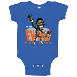 Patrick Ewing Retro Basketball Caricature onesie Baby One Piece Patrick Ewing Retro Basketball Caricature onesie Baby One Piece