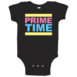 Prime Time Deion Sanders Football Defensive Back onesie Baby One Piece