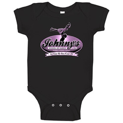Johnny Castle School Of Dance Dirty Dancing Patrick Swayze onesie Baby One Piece Johnny Castle School Of Dance Dirty Dancing Patrick Swayze onesie Baby One Piece