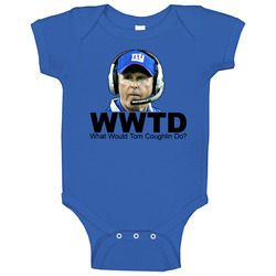 What Would Tom Coughlin Do New York onesie Baby One Piece