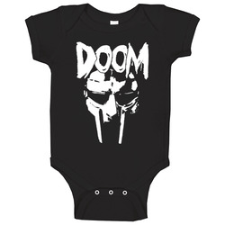 Mf Doom Hip Hop Rap Music Lyricist Legend Fan onesie Baby One Piece Mf Doom Hip Hop Rap Music Lyricist Legend Fan onesie Baby One Piece