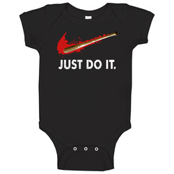 Just Do It Negan Hitam onesie Baby One Piece Just Do It Negan Hitam onesie Baby One Piece