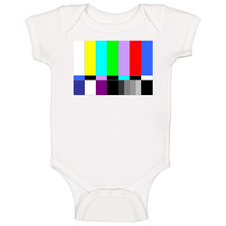 Sheldon Cooper Tv Coloured Bars onesie Baby One Piece Sheldon Cooper Tv Coloured Bars onesie Baby One Piece