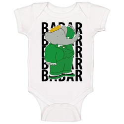 Babar Children's Cartoon onesie Baby One Piece Babar Children's Cartoon onesie Baby One Piece