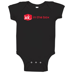 Jack In The Box Fast Food Logo onesie Baby One Piece Jack In The Box Fast Food Logo onesie Baby One Piece