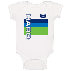 Haro, Bmx, T-shirt, Freestyler, Freestyle, Racing, Retro, Gt, Hutch, RedlinE onesie Baby One Piece