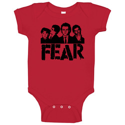 Fear Punk Rock Retro onesie Baby One Piece