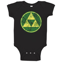 Zelda Mystic Triforce Symbol Video Game onesie Baby One Piece Zelda Mystic Triforce Symbol Video Game onesie Baby One Piece