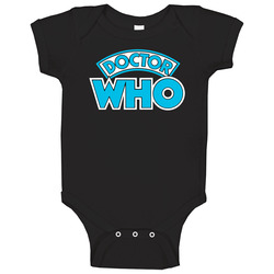 Doctor Who Logo onesie Baby One Piece
