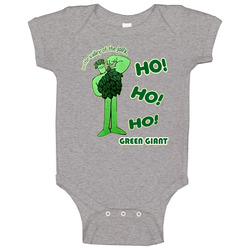 Jolly Green Giant Ho Ho Ho Retro onesie Baby One Piece Jolly Green Giant Ho Ho Ho Retro onesie Baby One Piece
