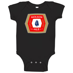 Molson Export Ale Canada Beer Lovers onesie Baby One Piece Molson Export Ale Canada Beer Lovers onesie Baby One Piece