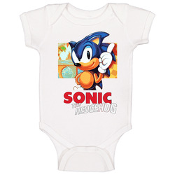 Sonic The Hedgehog Video Game Super Hero onesie Baby One Piece Sonic The Hedgehog Video Game Super Hero onesie Baby One Piece