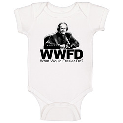 What Would Frasier Do Kelsey Grammer onesie Baby One Piece What Would Frasier Do Kelsey Grammer onesie Baby One Piece