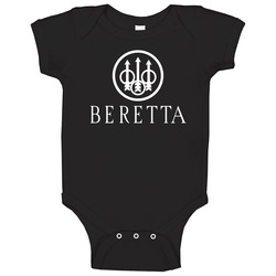 New Beretta Amandemen Black onesie Baby One Piece New Beretta Amandemen Black onesie Baby One Piece