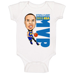 Mvp Stephen Curry 2015 Tee onesie Baby One Piece