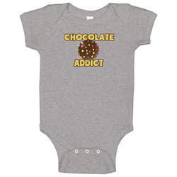 Chocolate Addict Candy Crush onesie Baby One Piece Chocolate Addict Candy Crush onesie Baby One Piece