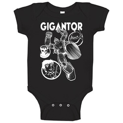 Gigantor Manga Anime Movie Retro 50s onesie Baby One Piece