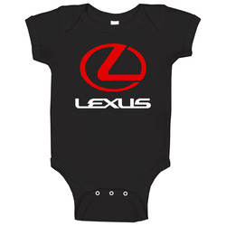Lexus Car Logo Black onesie Baby One Piece Lexus Car Logo Black onesie Baby One Piece