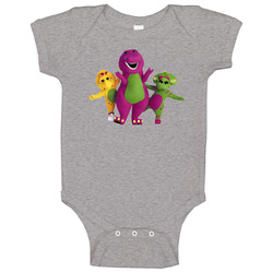 Barney And Friends Dinosaur Children's Tv Show onesie Baby One Piece Barney And Friends Dinosaur Children's Tv Show onesie Baby One Piece