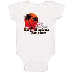 Bay Harbour Butcher Miami Florida Dexter onesie Baby One Piece Bay Harbour Butcher Miami Florida Dexter onesie Baby One Piece