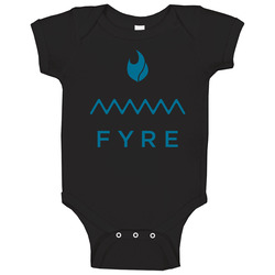 Fyre Festival Music Party Island Ja Rule Bahamas Influencer onesie Baby One Piece Fyre Festival Music Party Island Ja Rule Bahamas Influencer onesie Baby One Piece