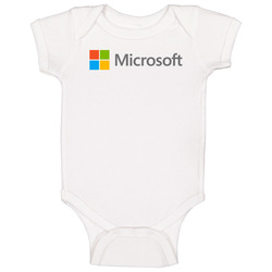 Microsoft Technology Company onesie Baby One Piece Microsoft Technology Company onesie Baby One Piece