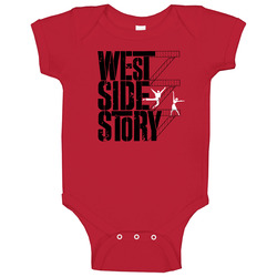 West Side Story, T-Shirt, Poster, Movie, Musical, Natalie Wood onesie Baby One Piece