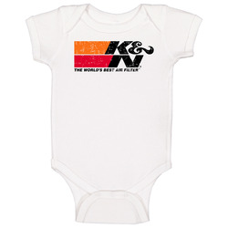 K&n Air Filters Automobile Car Truck Motorcycle Auto Parts Cool Distressed Style Brand Logo Emblem onesie Baby One Piece K&n Air Filters Automobile Car Truck Motorcycle Auto Parts Cool Distressed Style Brand Logo Emblem onesie Baby One Piece