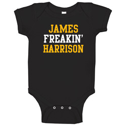 James Freakin' Harrison Pittsburgh Football Player Cool Fan onesie Baby One Piece James Freakin' Harrison Pittsburgh Football Player Cool Fan onesie Baby One Piece