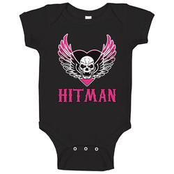 Bret Hart Survival of The Hitman T Shirt Wrestler WWF WWE WCW Top Tee onesie Baby One Piece Bret Hart Survival of The Hitman T Shirt Wrestler WWF WWE WCW Top Tee onesie Baby One Piece