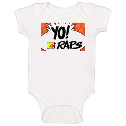 Yo Mtv Raps 80s Tv Show onesie Baby One Piece Yo Mtv Raps 80s Tv Show onesie Baby One Piece