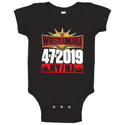 Wrestlemania 35 Kickoff Wrestling onesie Baby One Piece Wrestlemania 35 Kickoff Wrestling onesie Baby One Piece