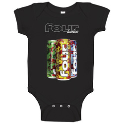 Four Loko Alcohol Beer Fruit Flavor onesie Baby One Piece Four Loko Alcohol Beer Fruit Flavor onesie Baby One Piece