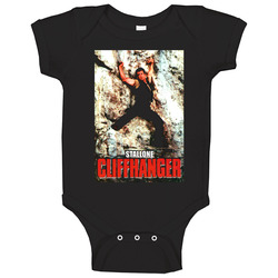 Cliffhanger Movie Sylvester Stallone onesie Baby One Piece Cliffhanger Movie Sylvester Stallone onesie Baby One Piece