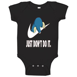 Pokemon T Shirt Nike Just Don't Do It Snorlax Funny Gag Tee Unisex Apparel onesie Baby One Piece Pokemon T Shirt Nike Just Don't Do It Snorlax Funny Gag Tee Unisex Apparel onesie Baby One Piece