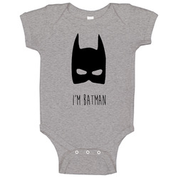 I'm Batman onesie Baby One Piece I'm Batman onesie Baby One Piece