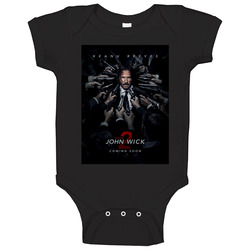 John Wick Chapter 2 He's Back Cult Action Movie onesie Baby One Piece