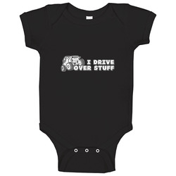 I Drive Over Stuff - Funny Jeep onesie Baby One Piece I Drive Over Stuff - Funny Jeep onesie Baby One Piece