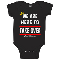 We're Here Conor onesie Baby One Piece We're Here Conor onesie Baby One Piece